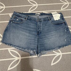 Abercrombie & Fitch Blue Jean Shorts
